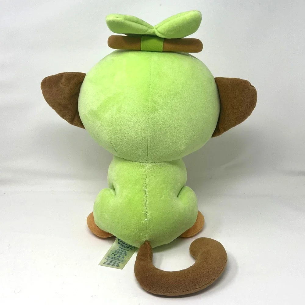 Build a Bear Pokemon Grookey Monkey Plush Stuffed Limited Edition Sounds BAB 14